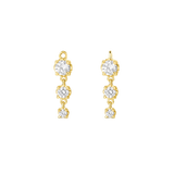 3 Prong – 14K & 18K Gold Gemstone Charm