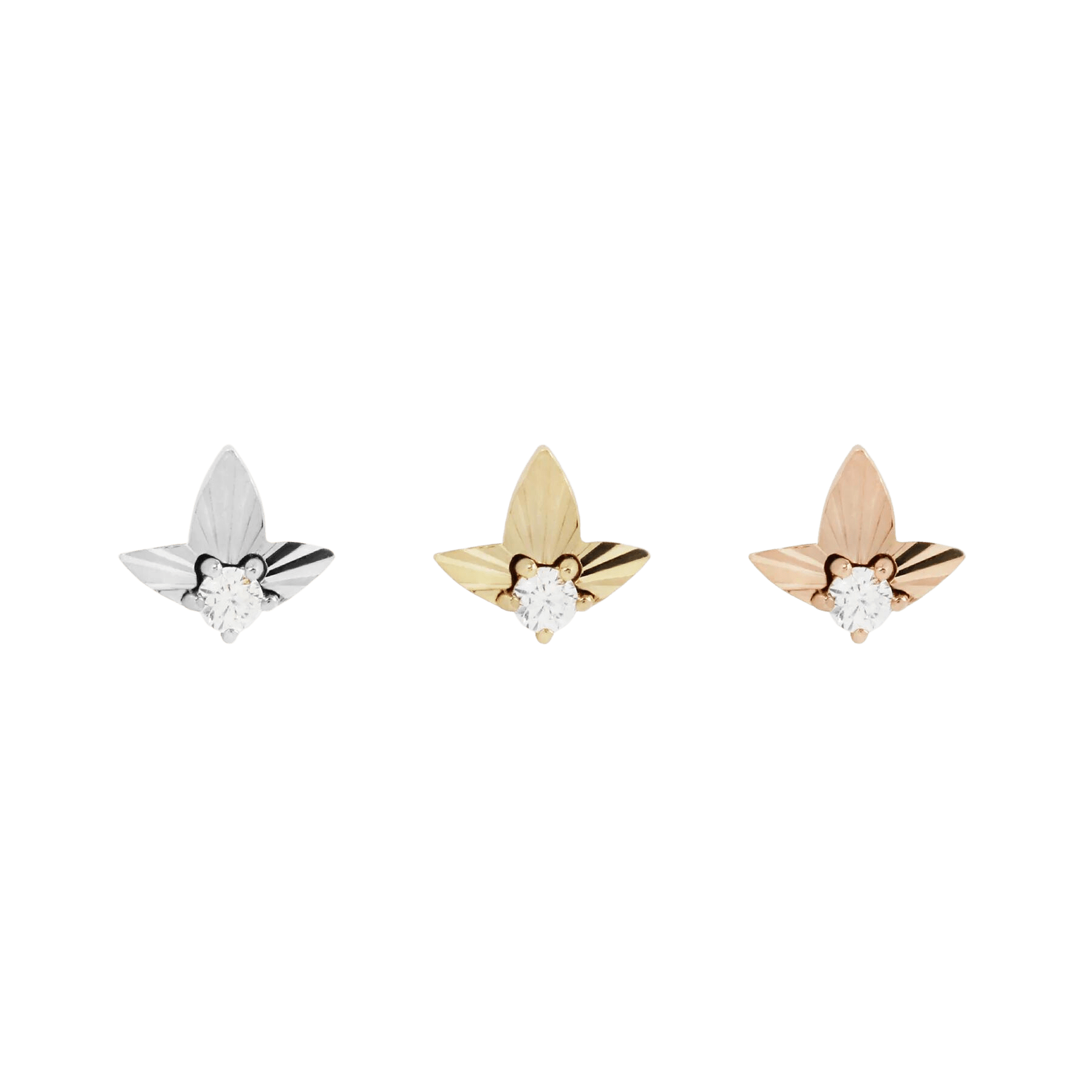 GRATITUDE - CZ - THREADLESS END piercing-zone.com