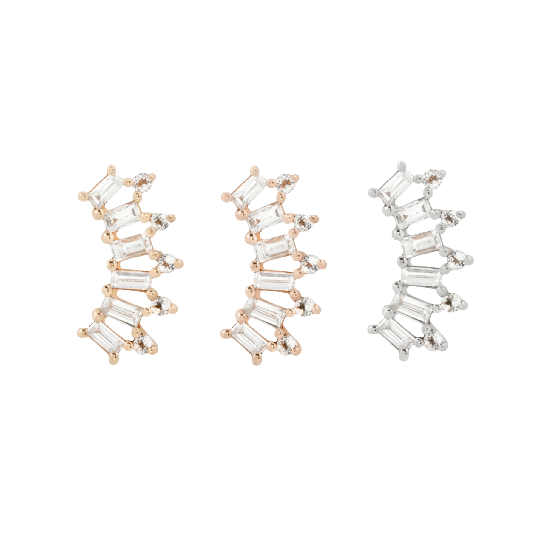 GSTQ - GENUINE DIAMOND + TOPAZ THREADLESS END piercing-zone.com