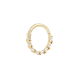 LOVED - CZ - SOLID 14KT GOLD CLICKER piercing-zone.com
