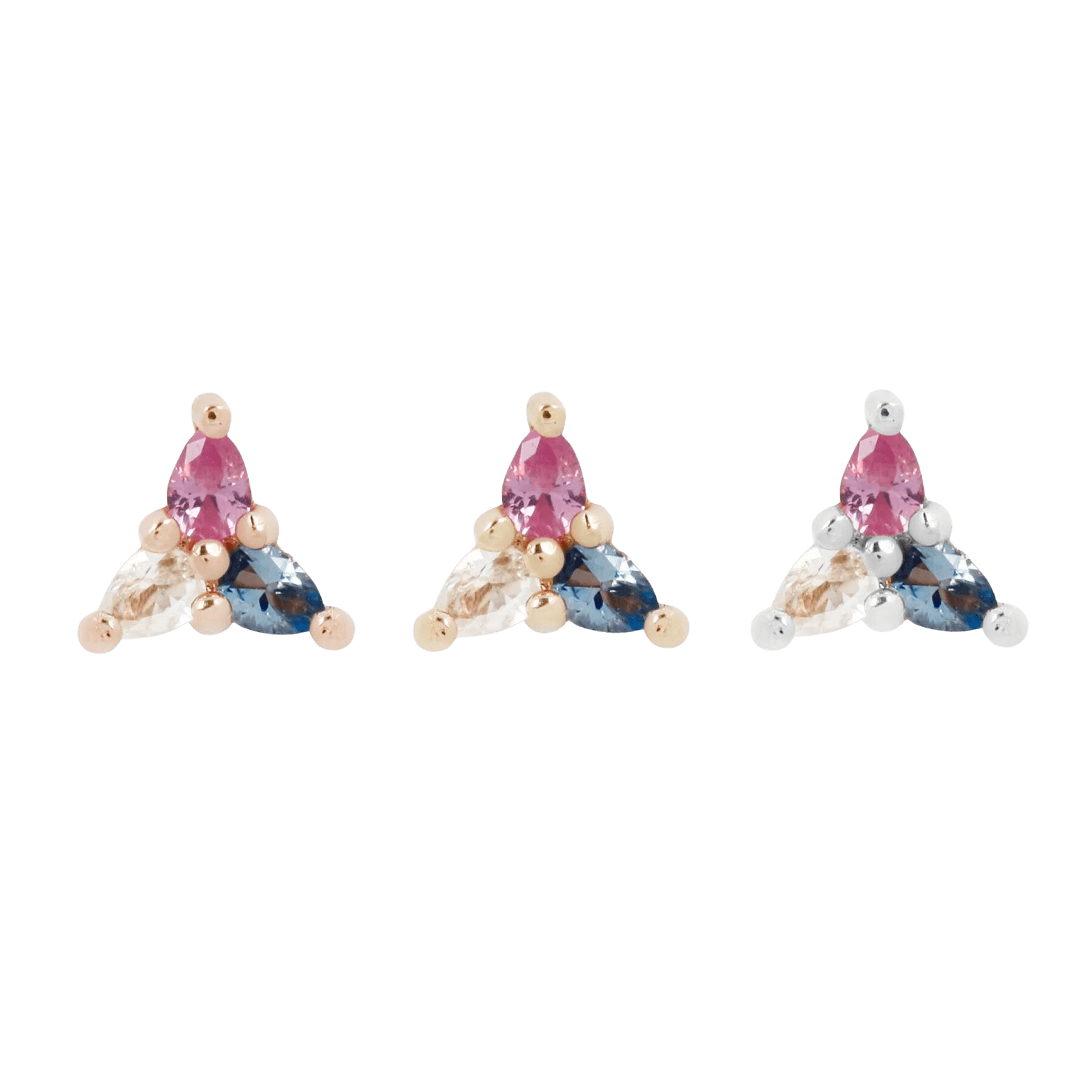 3 LITTLE PEARS - TRANS AWARENESS - THREADLESS END piercing-zone.com