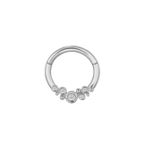 EFFERVESCENT - CZ - GOLD CLICKER piercing-zone.com