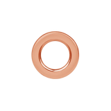 Sun Symbol – 14K/18K Gold Flat Threadless End