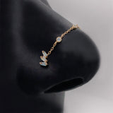 3 BEZEL LONDON BLUE TOPAZ CHAIN piercing-zone.com