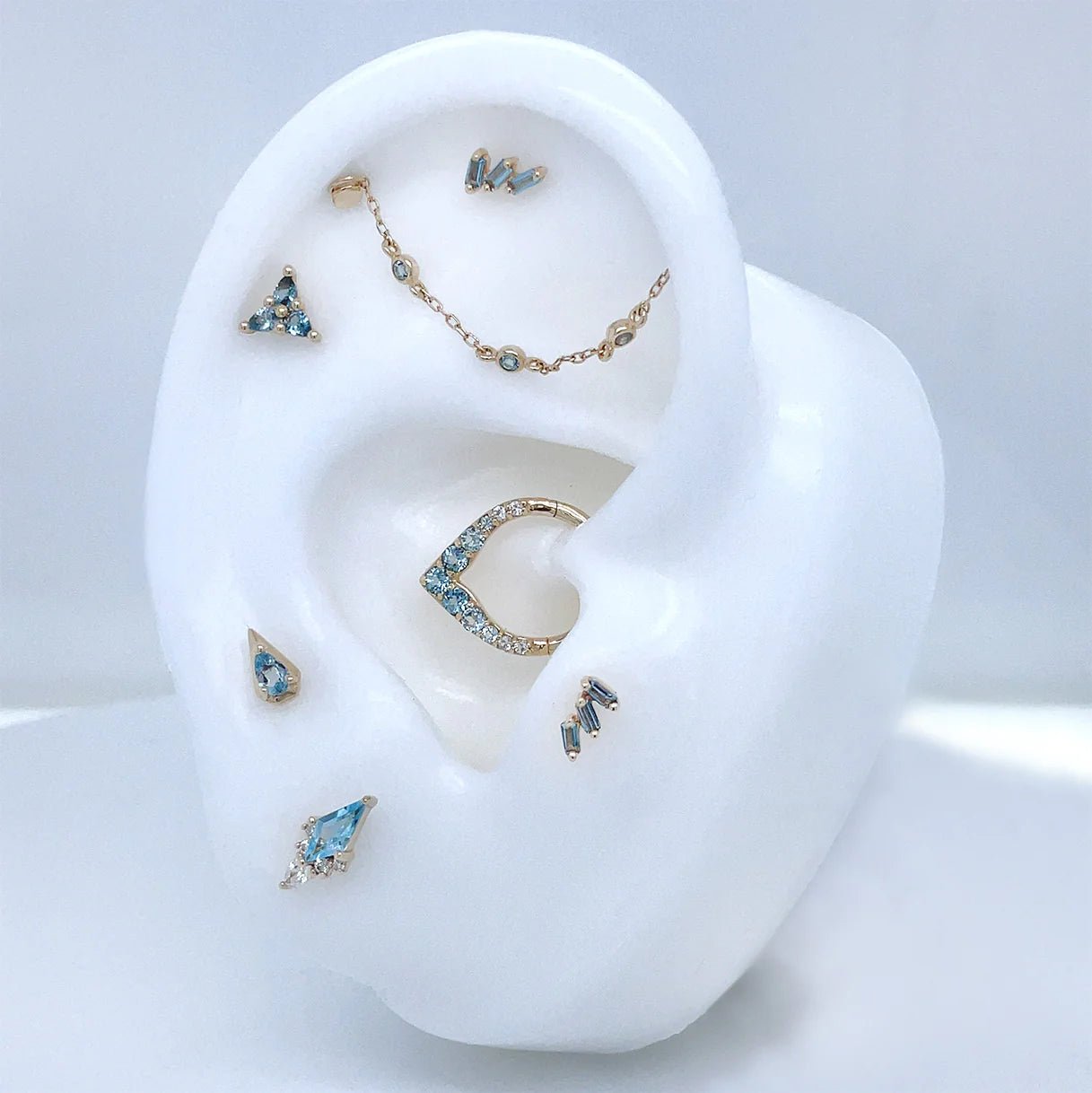 3 BEZEL LONDON BLUE TOPAZ CHAIN piercing-zone.com