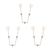3 BEZEL LONDON BLUE TOPAZ CHAIN piercing-zone.com