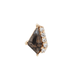 ELEVATE - TOURMALATED QUARTZ + CZ - THREADLESS END piercing-zone.com
