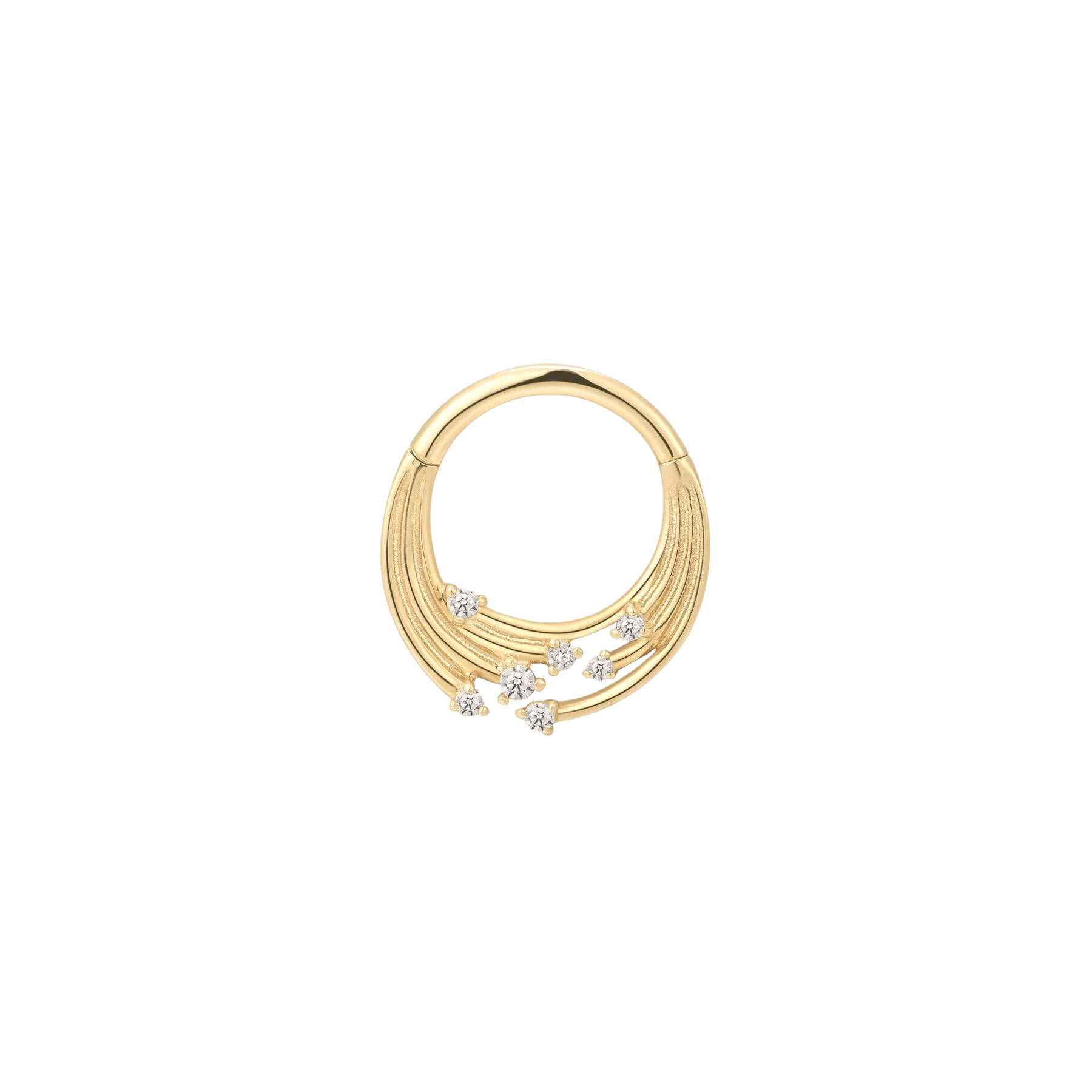 ICONIC - CZ - GOLD CLICKER piercing-zone.com