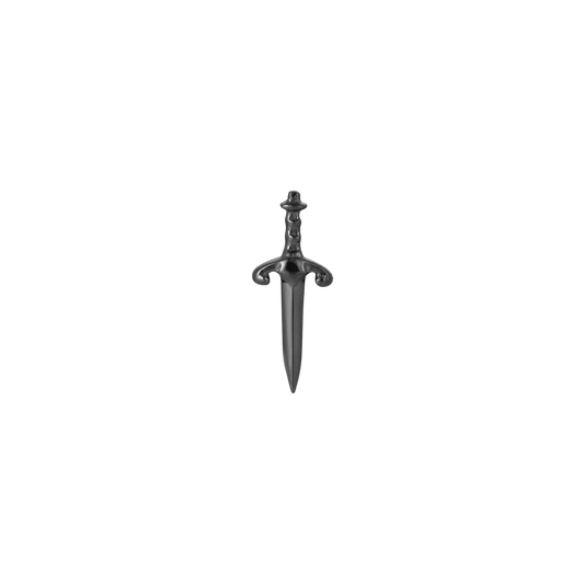 BLADE - RHODIUM - THREADLESS END piercing-zone.com
