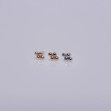4 Bead Cluster – Minimalist Gold Beads – 14K Gold Threadless End - piercing - zone.com