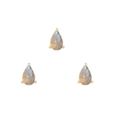 LABRADORITE PEAR -THREADLESS END piercing-zone.com