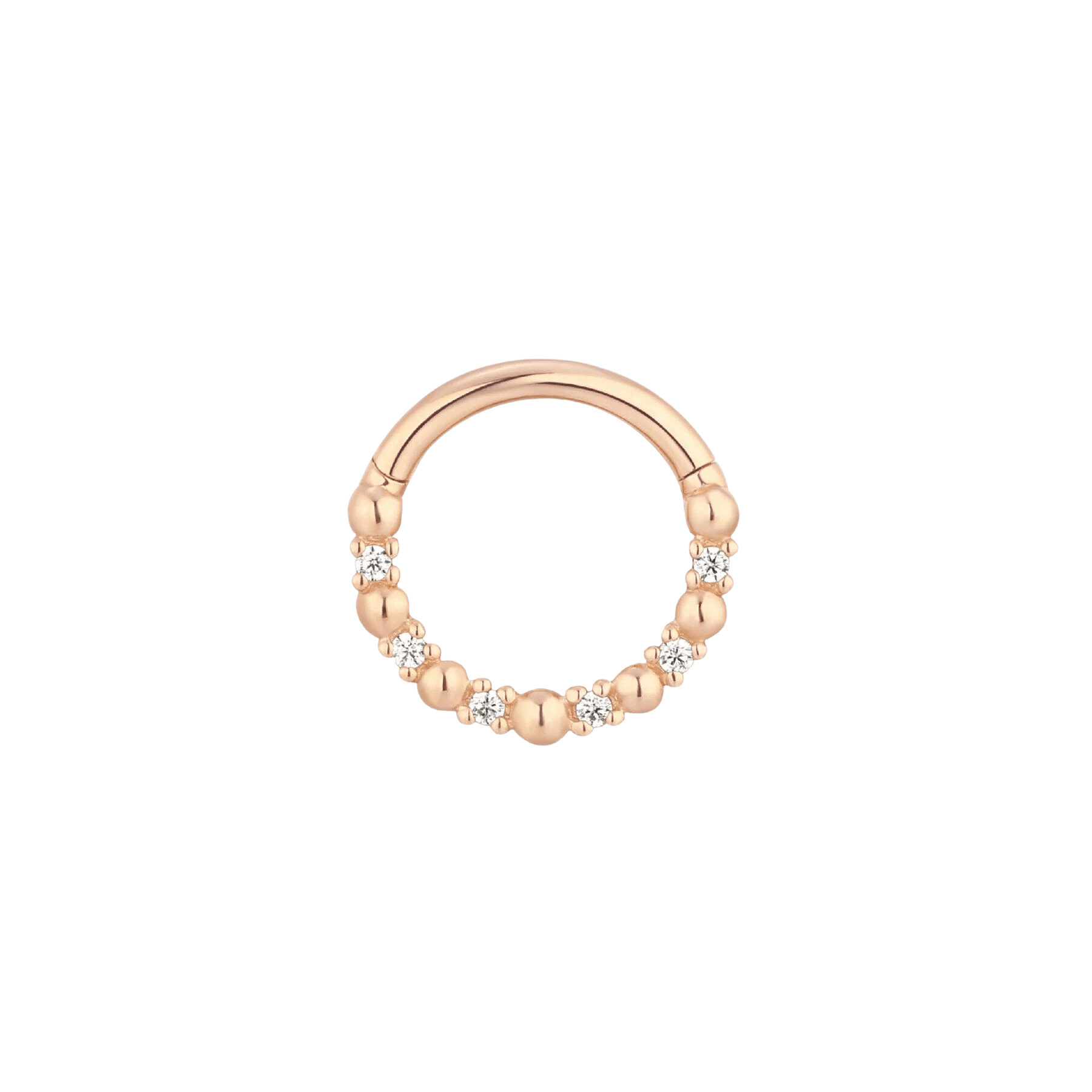 LOVE IS LOVE - CZ - GOLD CLICKER piercing-zone.com