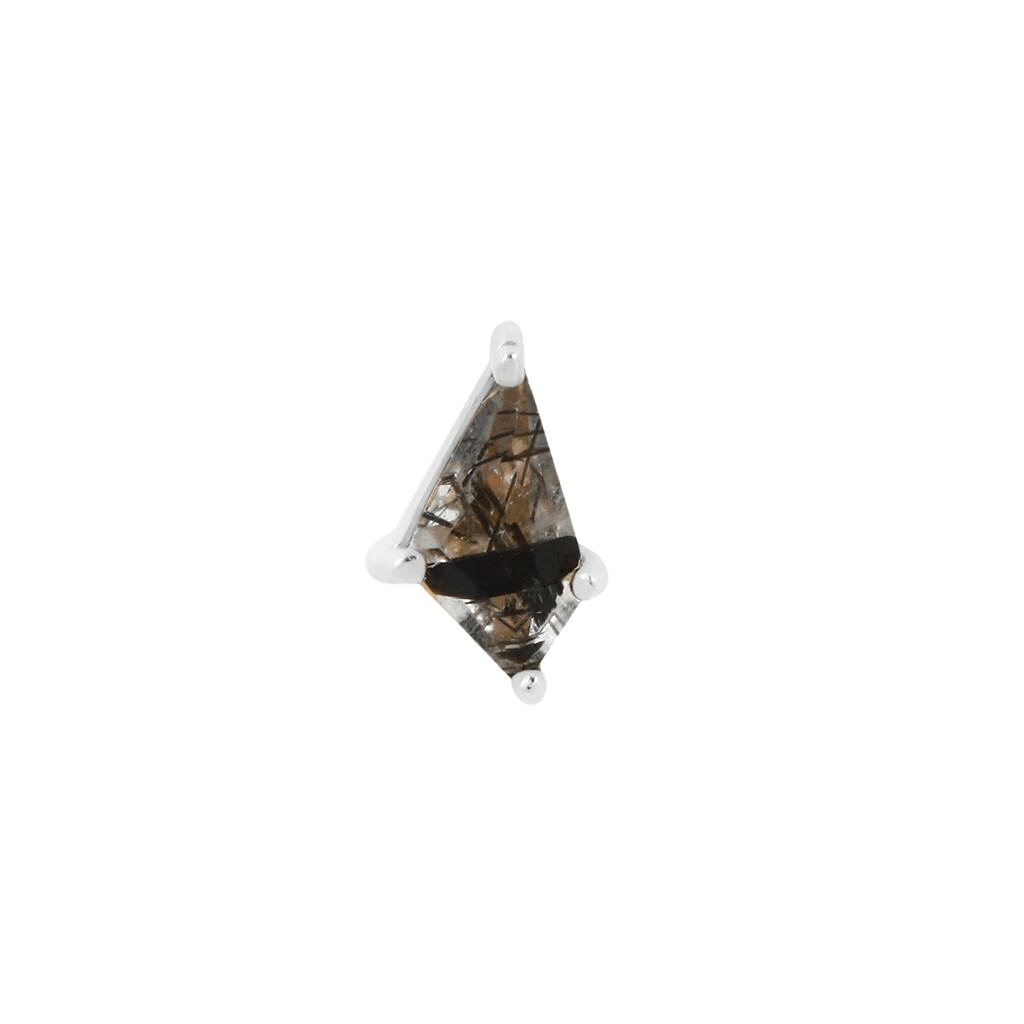 LIMELIGHT - TOURMALATED QUARTZ - THREADLESS END piercing-zone.com