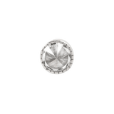 MILGRAIN REVERSE SET CZ - THREADLESS END piercing-zone.com