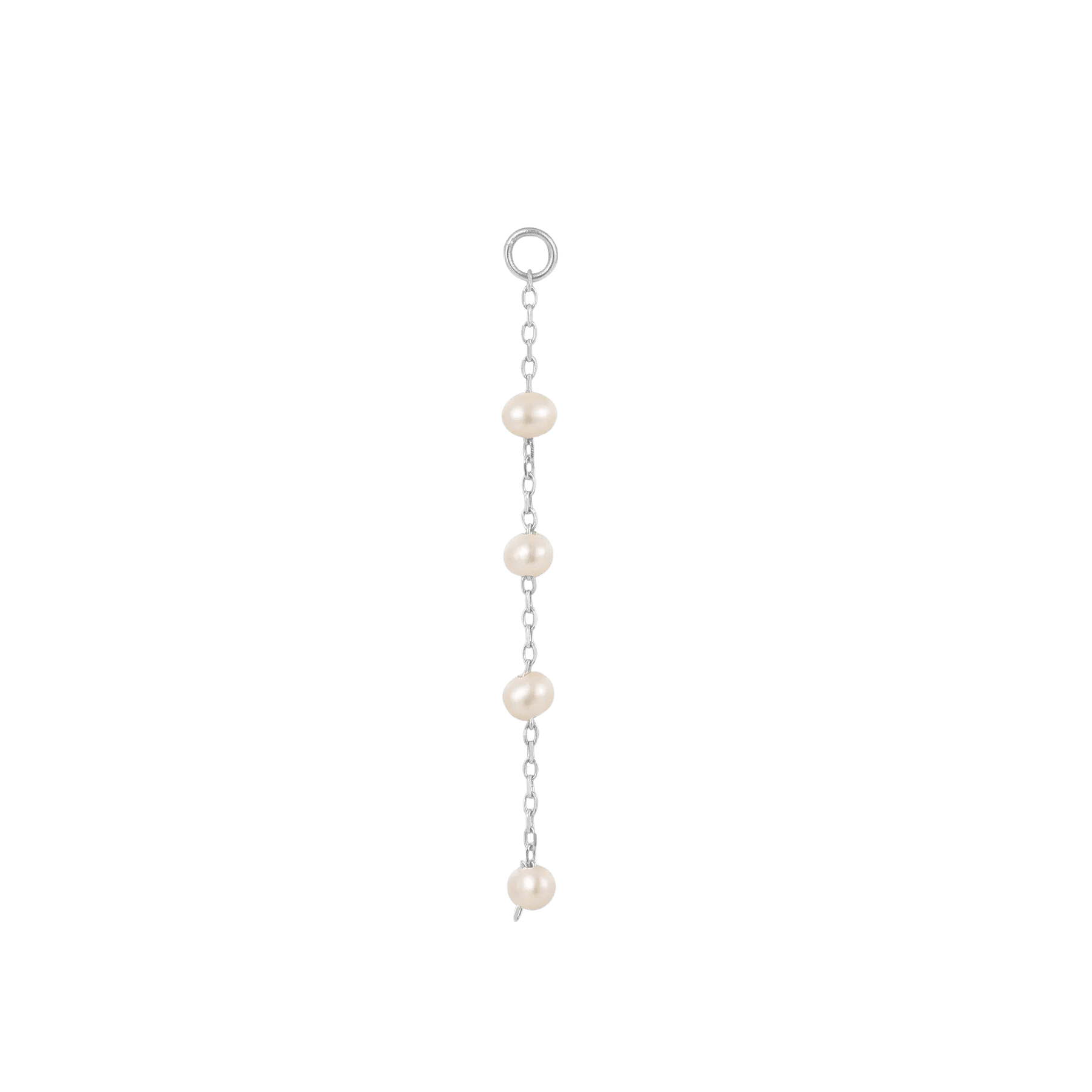 4 BEAD PEARL CHARM - SOLID 14KT GOLD piercing-zone.com