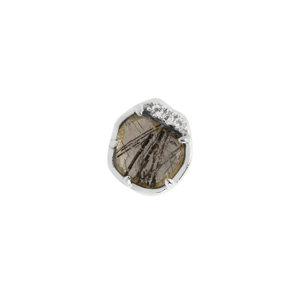 VISION - TOURMALATED QUARTZ - THREADLESS END piercing-zone.com