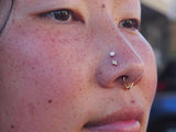 4 BEAD CLUSTER - THREADLESS END piercing-zone.com