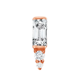 Leanna – 14K/18K Gold Mixed-Cut Threadless End