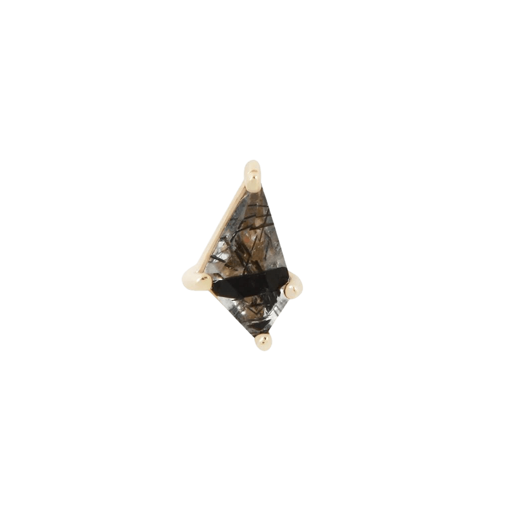 LIMELIGHT - TOURMALATED QUARTZ - THREADLESS END piercing-zone.com