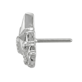 5 Stars - 14K Gold Stone Threadless/Threaded End - piercing - zone.com