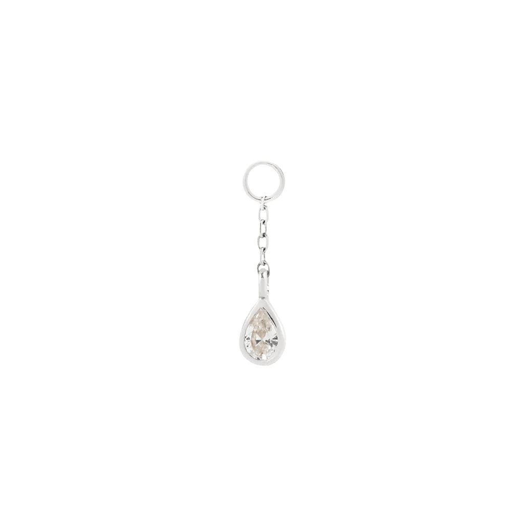 CONCORDE - CZ + CHAIN - CHARM piercing-zone.com