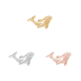 Koholā Whale Threadless End – 14K Gold Ocean Tribute