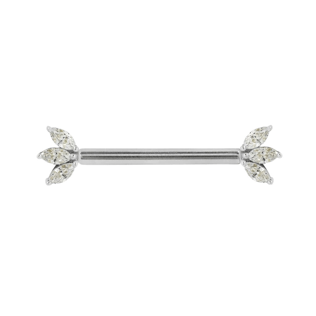 MOET CZ - FORWARD FACING - THREADLESS END piercing-zone.com