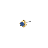 Iris – 14K Gold Birthstone Triangle Threadless End