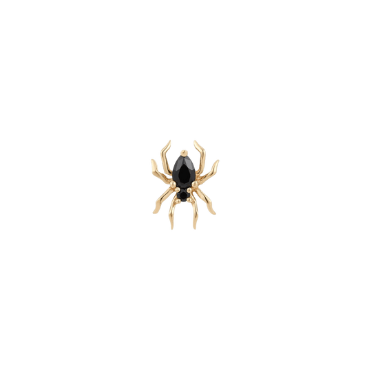 ARACHNE - BLACK SPINEL - THREADLESS END piercing-zone.com