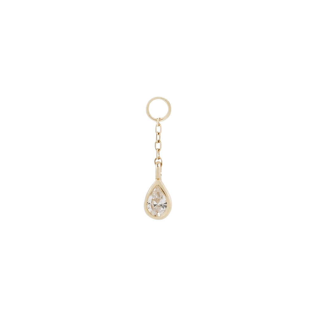 CONCORDE - CZ + CHAIN - CHARM piercing-zone.com