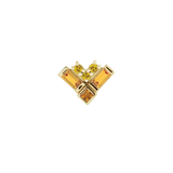 Charming Baguette – 14K/18K Gold Multi-Stone Threadless End