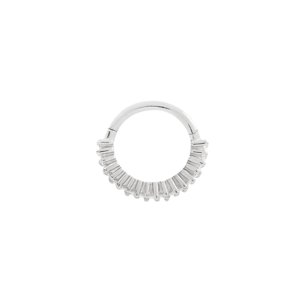 CULT FAVORITE - CZ - SOLID 14KT GOLD CLICKER piercing-zone.com