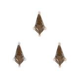 MINI SOHO - KITE CUT SMOKEY QUARTZ - THREADLESS END piercing-zone.com