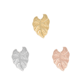 Kalo Leaf Threadless End – 14K Gold Hawaiian Symbol