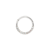DIA - MERCURY MIST TOPAZ SOLID 14KT GOLD CLICKER piercing-zone.com