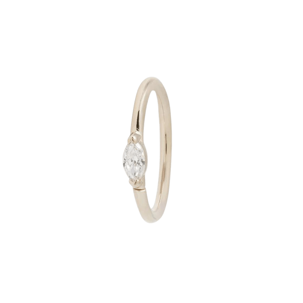 ZURI CZ SEAMLESS RING piercing-zone.com