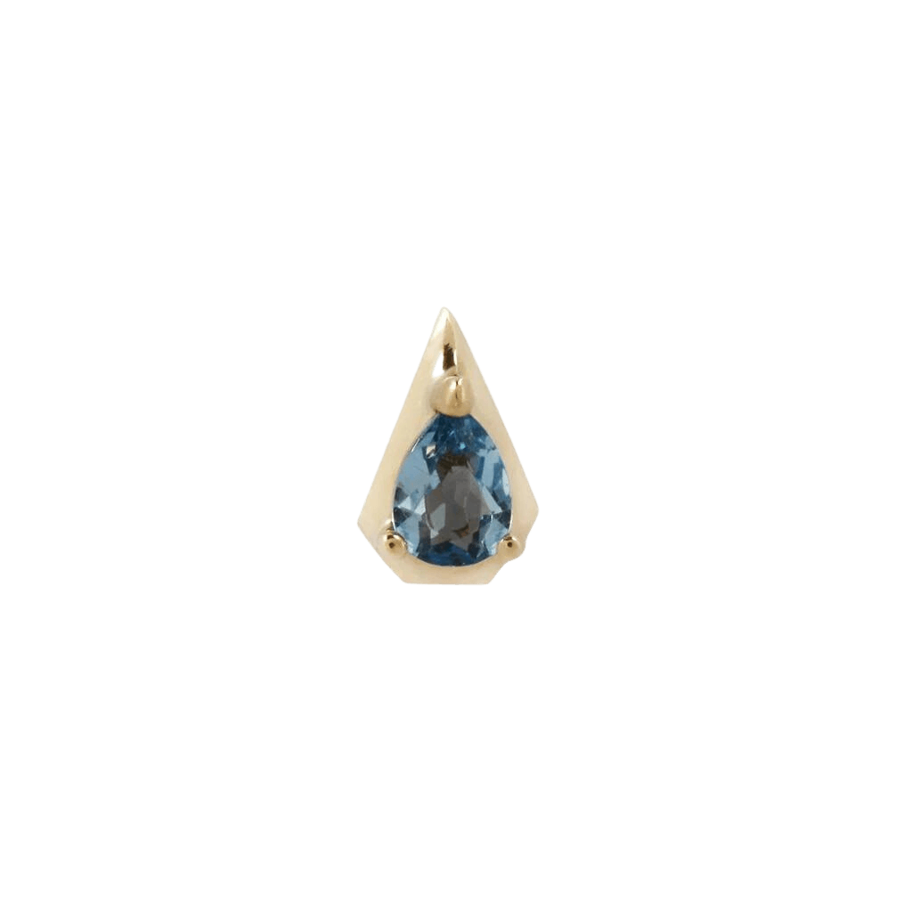 ALAIA - LONDON BLUE TOPAZ THREADLESS END piercing-zone.com