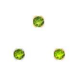 Peekaboo – 14K Gold Peridot Threadless End