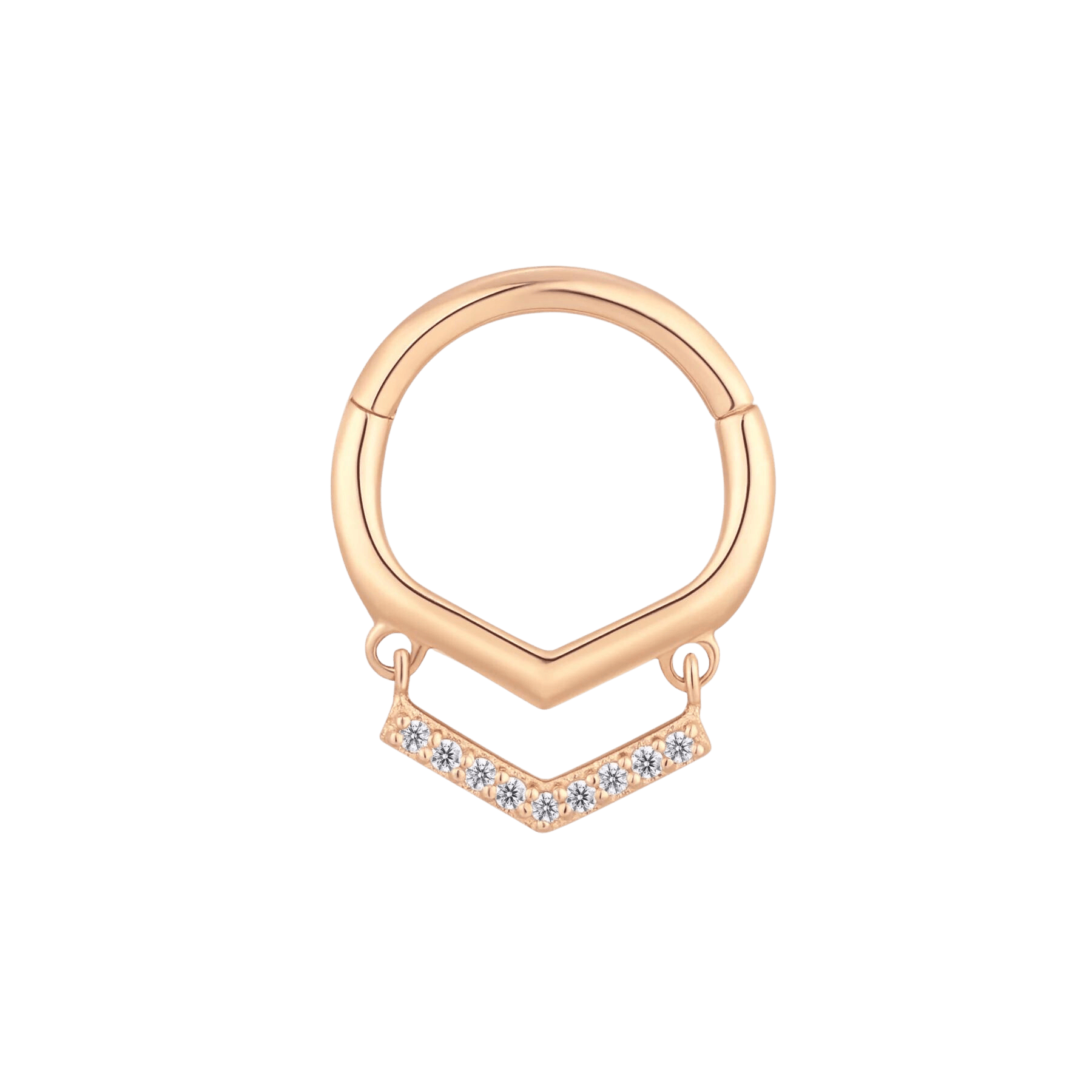 AIN'T NO DISCO - CZ - GOLD CLICKER piercing-zone.com