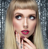 TEMPESTE - GENUINE DIAMOND SET SOLID 14KT GOLD CHAIN CLICKER piercing-zone.com
