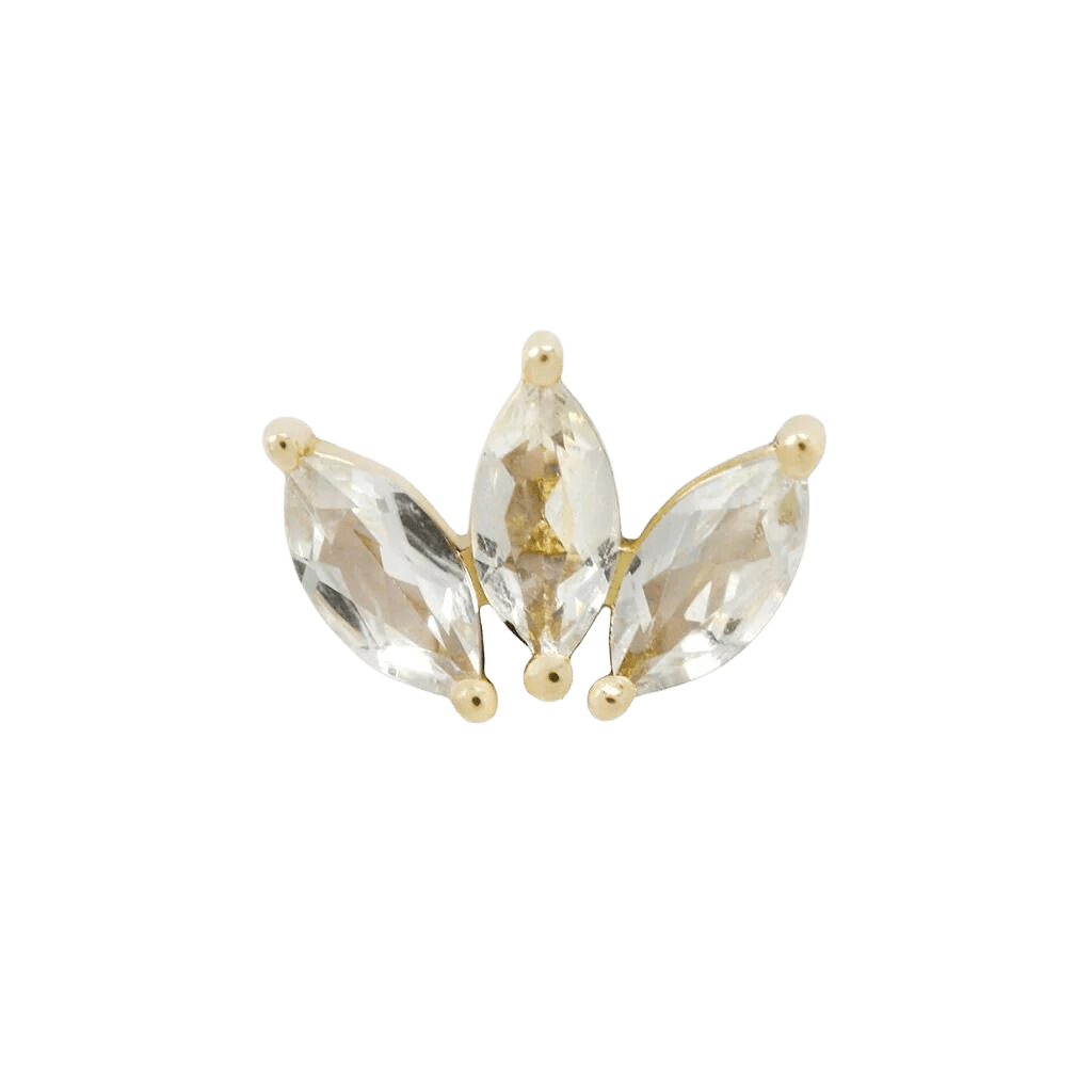 MOET - SWAROVSKI CZ THREADLESS END piercing-zone.com