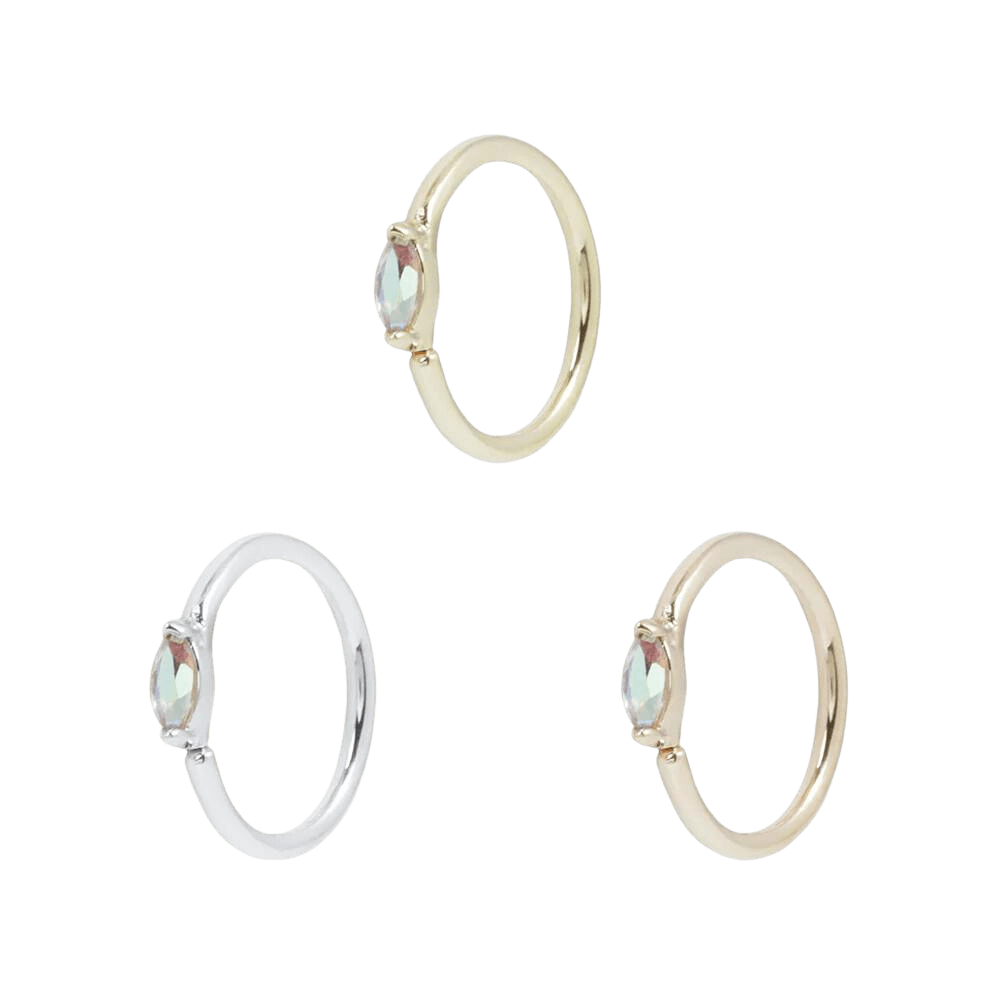 ZURI MERCURY MIST SEAMLESS RING piercing-zone.com