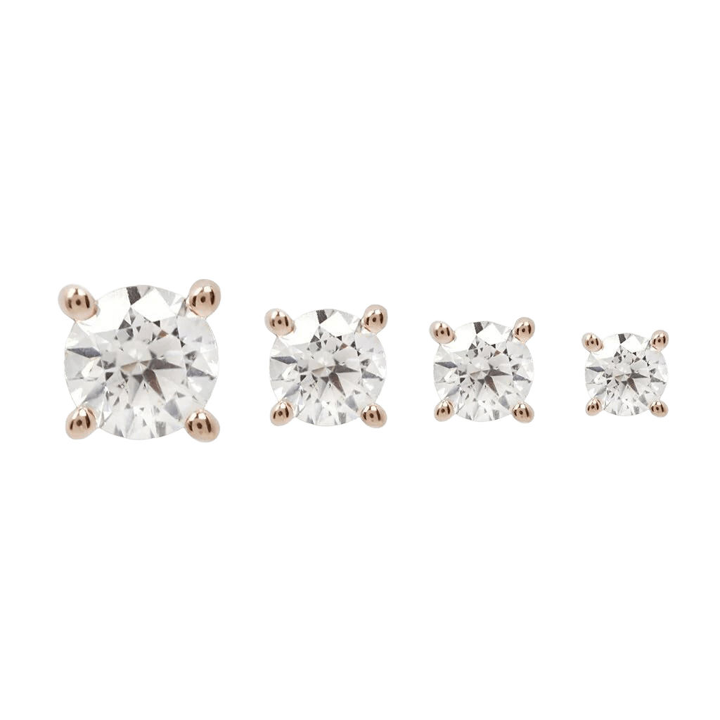 SWAROVSKI CRYSTAL PRONG - THREADLESS END piercing-zone.com