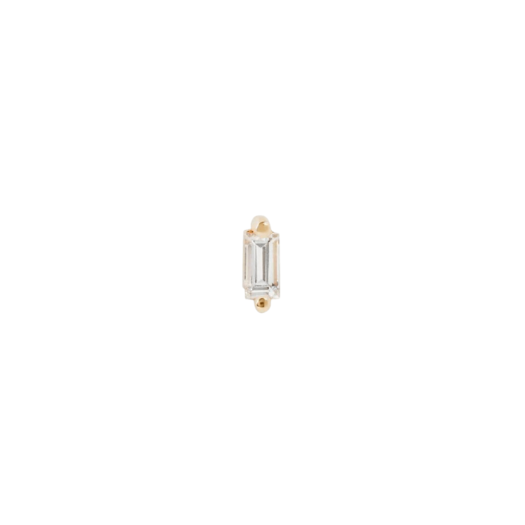 PARIS - WHITE TOPAZ - THREADLESS END piercing-zone.com