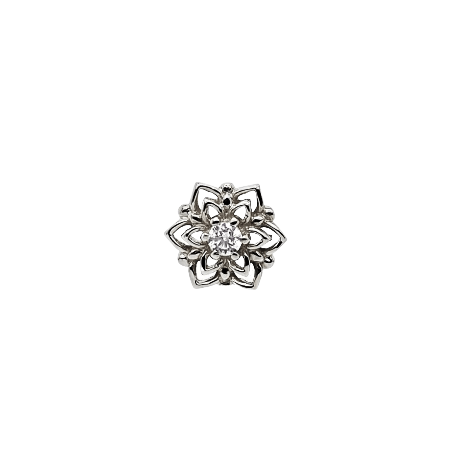 MANDALA CZ - CHARITY THREADLESS END piercing-zone.com