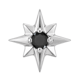 8 Point Burst - 14K Gold Stone Threadless/Threaded End