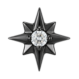 8 Point Burst - 14K Gold Stone Threadless/Threaded End