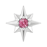 8 Point Burst - 14K Gold Stone Threadless/Threaded End