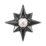 8 Point Burst - 14K Gold Stone Threadless/Threaded End