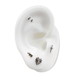 BLADE - RHODIUM - THREADLESS END piercing-zone.com